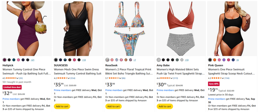 fashion swimwear