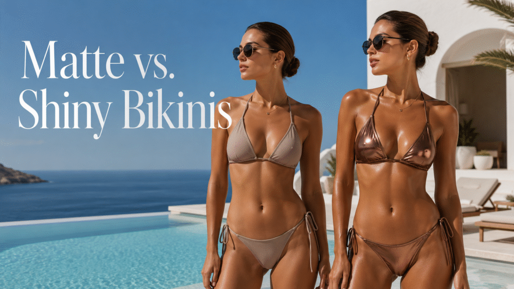 Matte vs. Shiny Bikinis