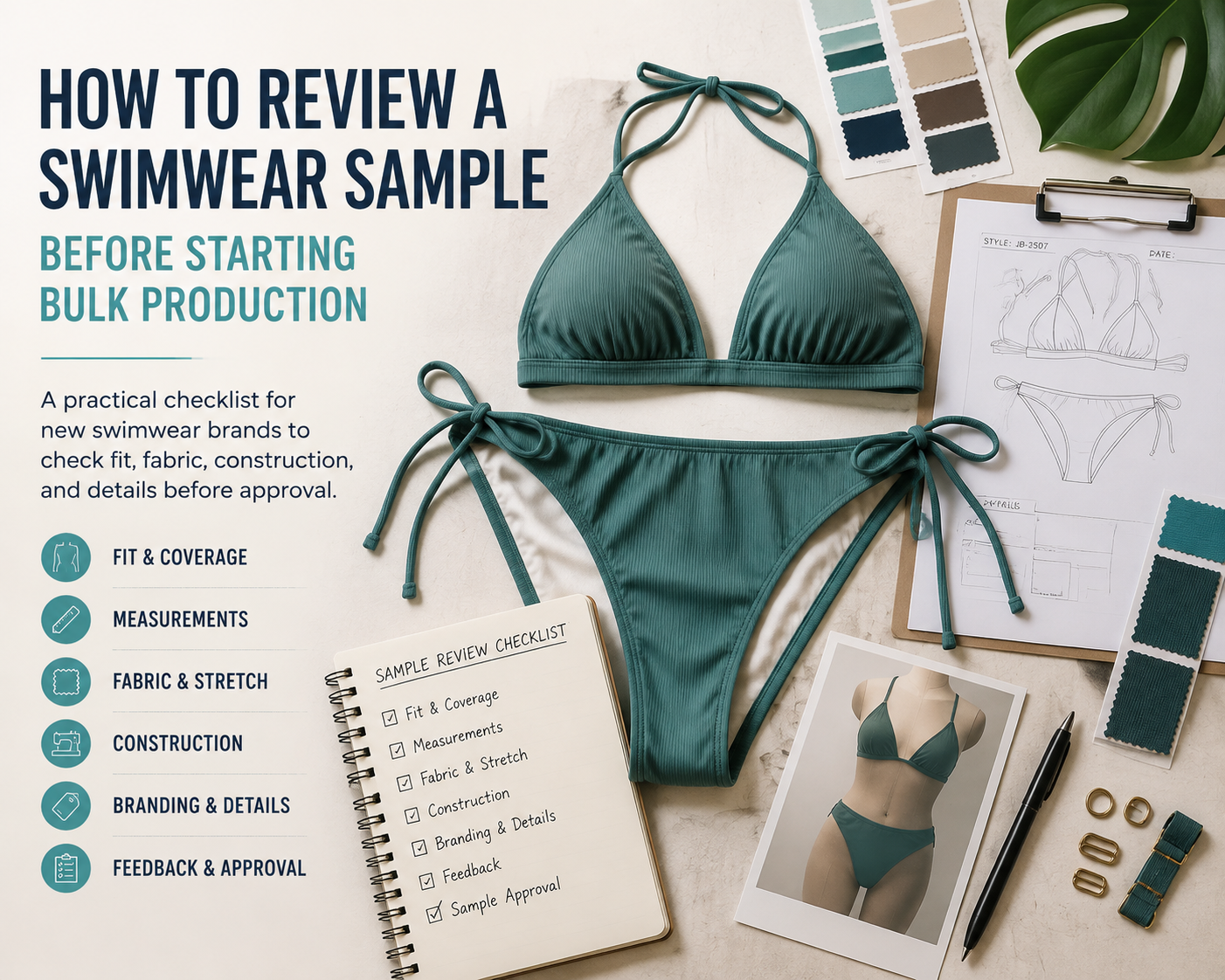Review a Swimwear Sample