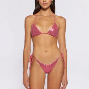 Shimmer Triangle Bikini Set