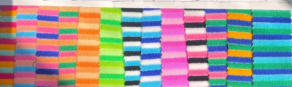 Striped Jacquard Fabric for swimwear